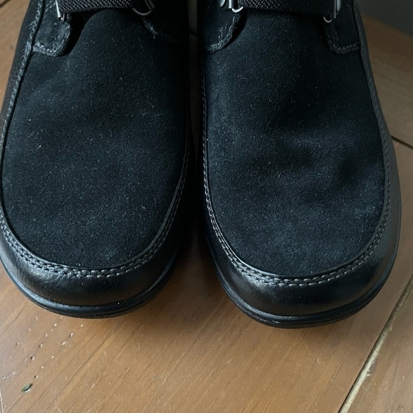 Clarks Women's Kearns Sirena Ankle Boot Black Suede Leather 11 - Picture 10 of 12